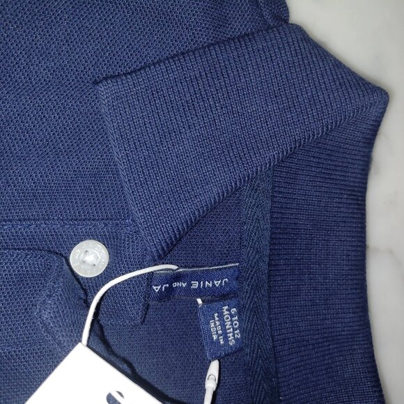 Janie and Jack Baby Polo Shirt 6-12 Months NWT - Picture 3 of 3